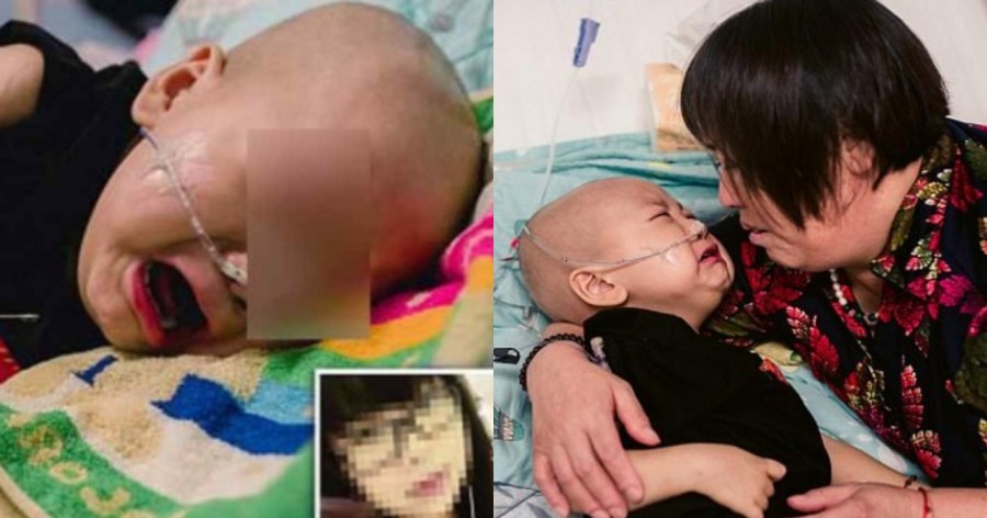 Μωράκι πάσχει από καρκίνο κλαίει και θέλει τη μαμά του χωρίς να ξέρει ότι το εγκατέλειψε λόγω της ασθένειας του