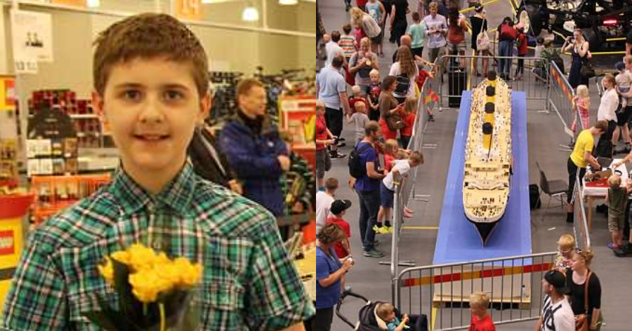Αγόρι με αυτισμό έφτιαξε τον Τιτανικό με τουβλάκια Lego: Χρειάστηκαν πάνω από 700 ώρες εργασίας