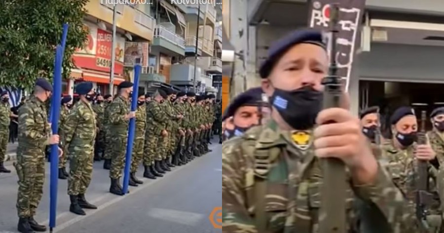 Φωνή στο τέρμα και ανατριχίλα: Ο Εθνικός μας Ύμνος από τις στρατιωτικές μονάδες στην Αλεξανδρούπολη