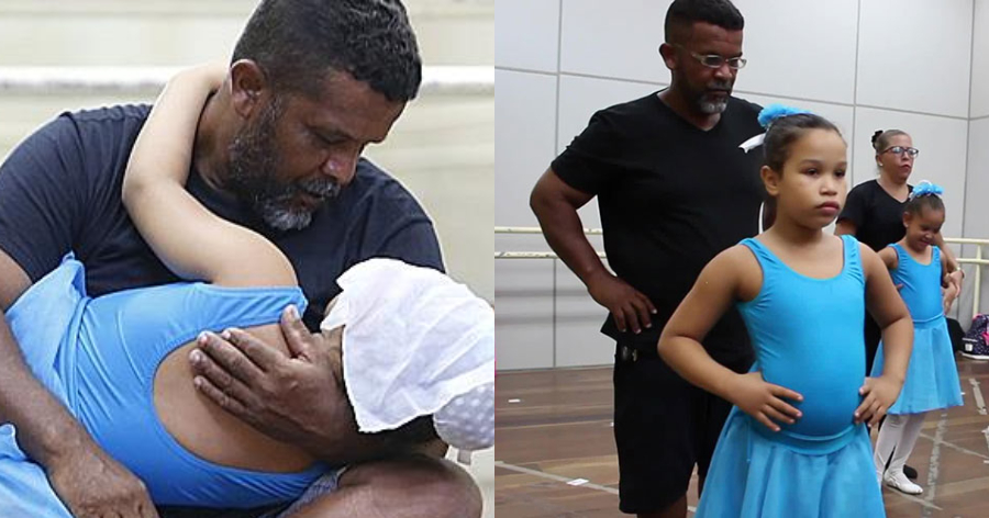Βίντεο που συγκινεί: Μπαμπάς χορεύει μπαλέτο με τις αυτιστικές κόρες του