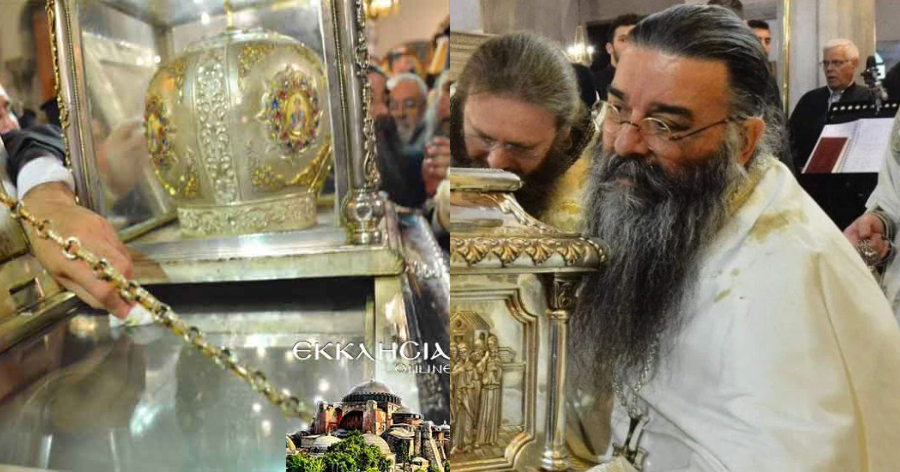 Το μύρο του Αγίου Δημητρίου έρεε από τη λάρνακα πάνω στο φελώνιο του π. Ευθυμίου: Μεγάλη γιορτή για τη Θεσσαλονίκη