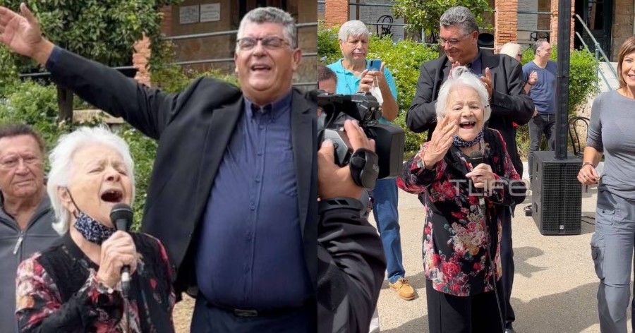 Τραγουδάει ξανά μετά από πολλά χρόνια μέσα στο Γηροκομείο που μένει – Ραγίζει καρδιές η Μαίρη Λίντα