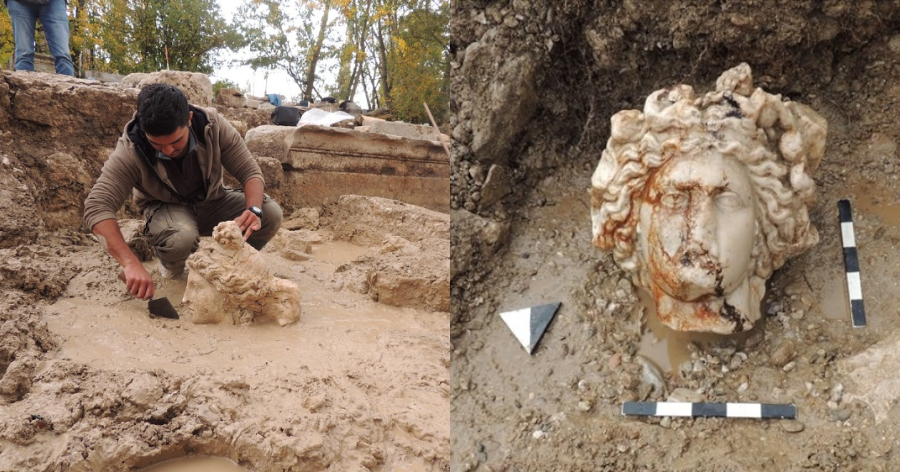 Συγκλονίζει ανακάλυψη στην Τουρκία: Αρχαίες κεφαλές αγαλμάτων της Αφροδίτης και του Διόνυσου εντοπίστηκαν στην Κιουτάχεια