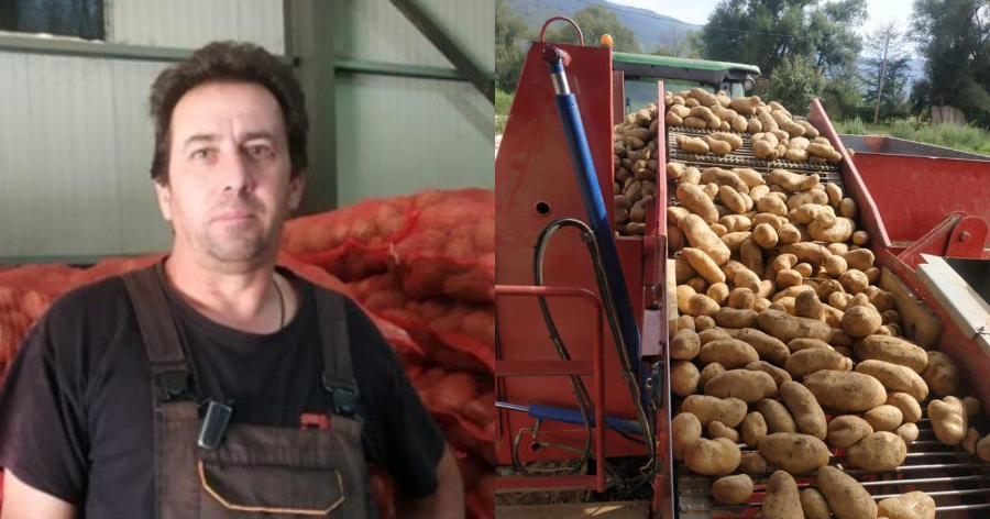 Ο αγρότης από την Καστοριά που χάρισε σε άπορους 25 τόνους πατάτας