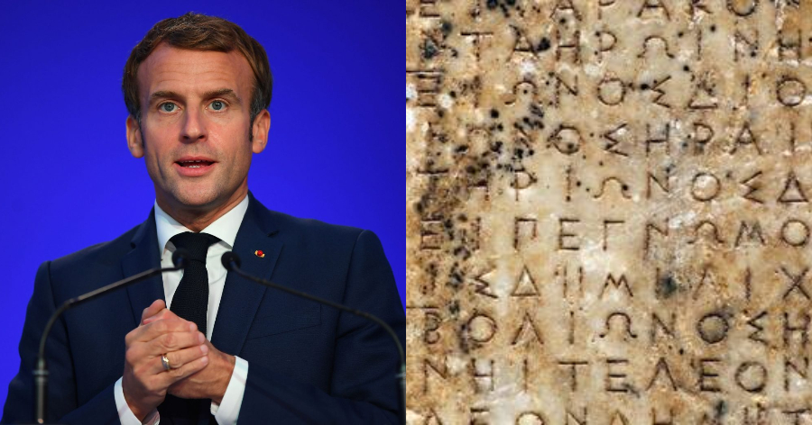 «Οι μαθητές και οι φοιτητές στη Γαλλία, από του χρόνου, θα μαθαίνουν Αρχαία Ελληνικά»: Με εντολή Μακρόν