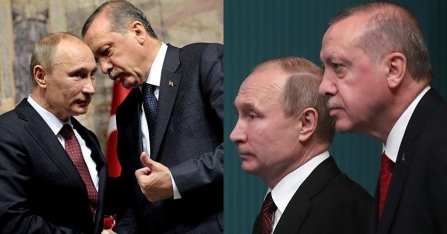 Πούτιν εναντίον Ερντογάν – Ο εθνικιστικός χάρτης της Τουρκίας που τον εξόργισε