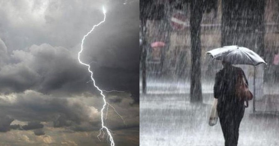 Επικίνδυνα καιρικά φαινόμενα τις επόμενες ώρες – Που θα πέσουν καταιγίδες και χαλάζι