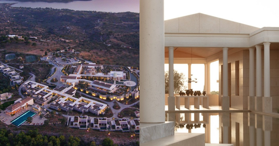 Πολυτελές ξενοδοχείο: Είναι το ακριβότερο ξενοδοχείο στην Ελλάδα, θυμίζει αρχαίο ανάκτορο και δεν βρίσκεται στη Μύκονο, ούτε στη Σαντορίνη