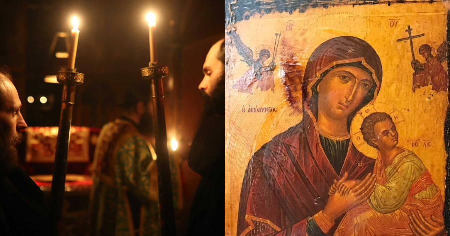 Σεισμός στην Κρήτη: Σημείο του Σταυρού εμφανίσθηκε σε εικόνα της Παναγίας