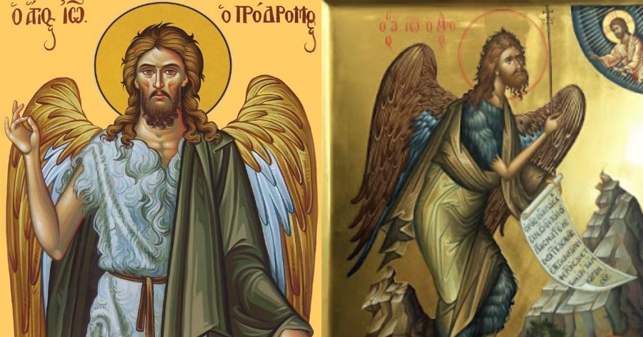 Άγιος Ιωάννης ο Πρόδρομος: Γιατί έχει φτερά στις εικόνες του;