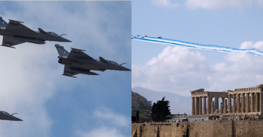«Καλωσορίσατε στο σπίτι σας, καλές προσγειώσεις πάντα με ασφάλεια»: Έφτασαν τα Rafale στην Ελλάδα
