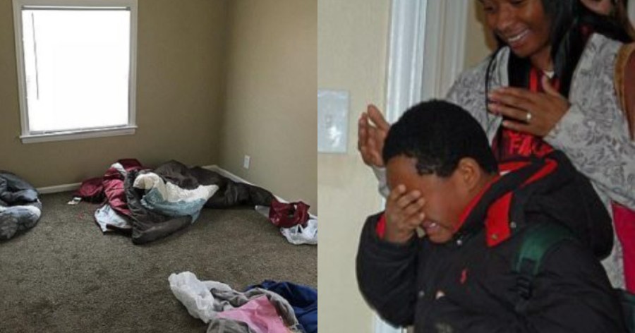 Συγκλονιστική ιστορία:Άστεγο 8χρονο αγόρι ξεσπάει σε κλάματα μόλις αντικρίζει το πρώτο του κρεβάτι