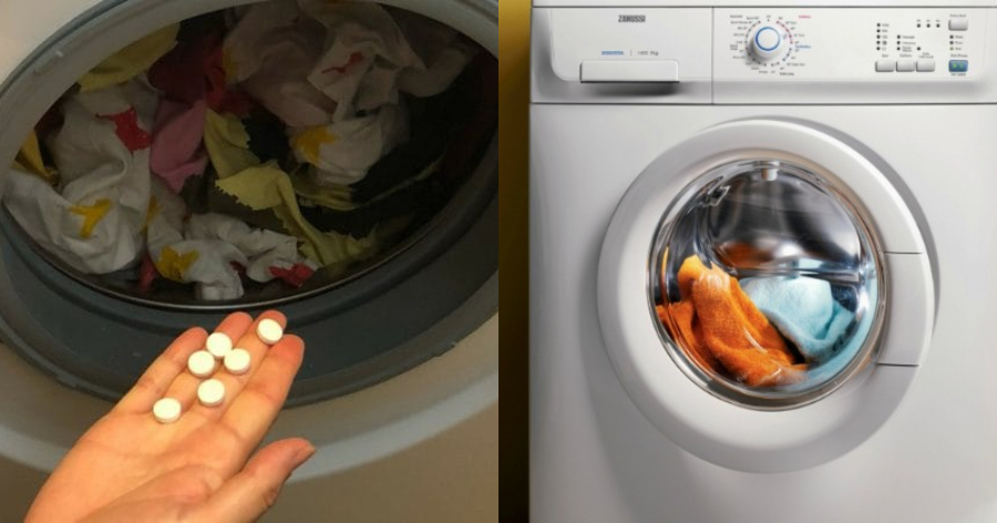 Ασπιρίνη στο πλυντήριο ρούχων – Το αποτέλεσμα; Θα σας αφήσει έκπληκτους