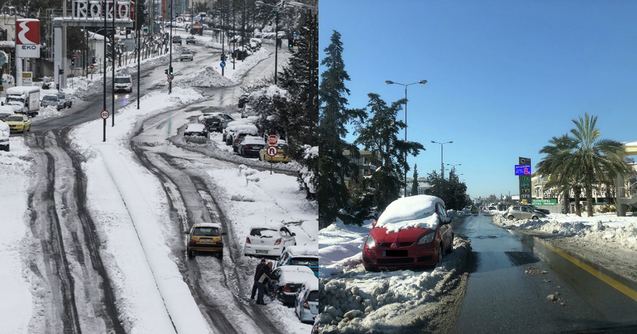 Λες και δεν χιόνισε ποτέ: Ο μοναδικός δήμος στην Αθήνα που είχε σχέδιο και δεν νικήθηκε από τον χιονιά