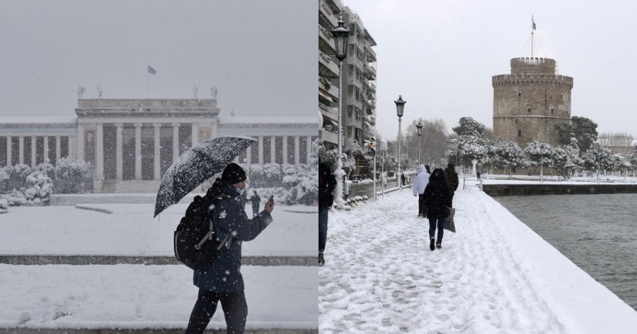 Ισχυρός χιονιάς τις επόμενες ώρες και μέρες: Οι 5 περιοχές που θα ντυθούν στα λευκά