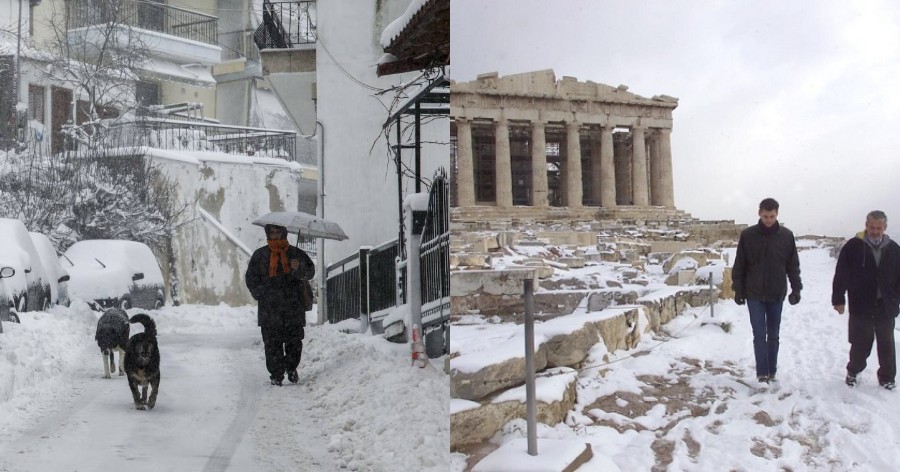 Χιόνια ακόμα και στην Αττική: Αλλάζει σε όλη την Ελλάδα το σκηνικό του καιρού τις επόμενες μέρες