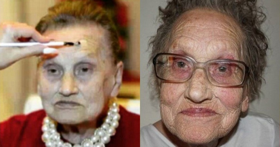 Η τέχνη του μακιγιάζ: Εγγονή μεταμορφώνει την 80χρονη γιαγιά της – Την κάνει να φαίνεται 30 χρόνια πιο μικρή