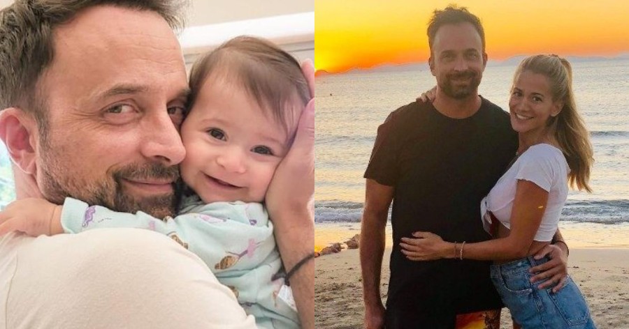 Γιώργος Λιανός: Στον Άγιο Δομίνικο μαζί με την 10 μηνών κόρη του – Η δημοσίευση που έριξε το Instagram
