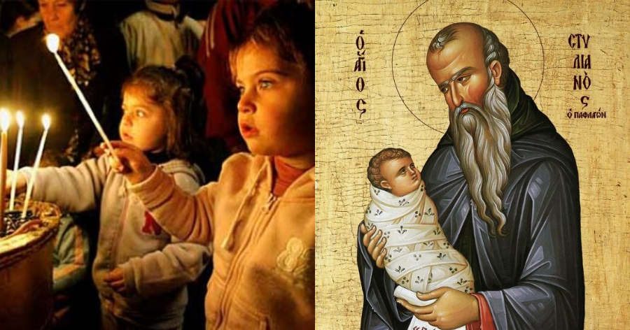 Μέγα το θαύμα του Αγίου Στυλιανού: Αγαπά πολύ τα παιδιά και τα θεραπεύει – Χαρίζει παιδιά στους ατέκνους