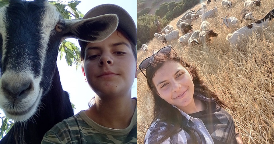 Μαρία Ρέτσα: H 20χρονη δεσποινίδα που βόσκει μόνη της 100 γιδοπρόβατα στην Εύβοια