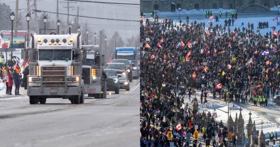 Καναδάς: Παγκόσμια εξέγερση προκαλεί η πορεία των φορτηγατζήδων