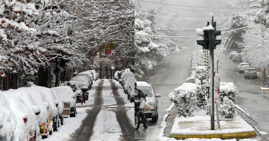 Έρχεται χιονιάς σε δύο φάσεις με απρόβλεπτα φαινόμενα στην Αττική – Ποιες περιοχές θα ντυθούν στα λευκά
