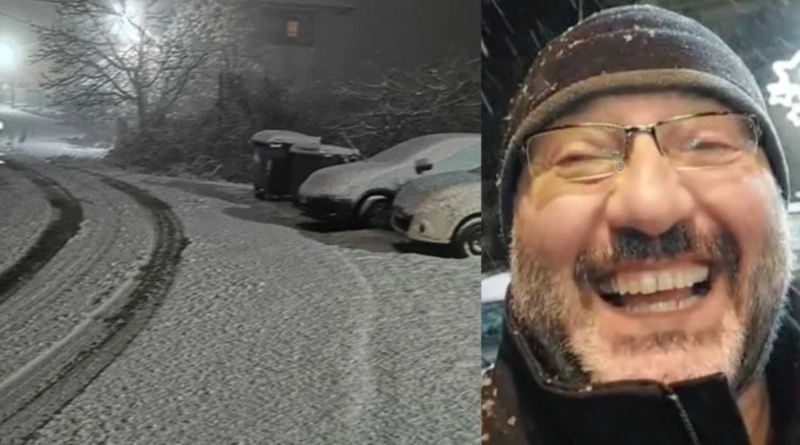 Σάκης Αρναούτογλου: Έκανε live μετάδοση τα χιόνια στην Θεσσαλονίκη και «έριξε» το Facebook