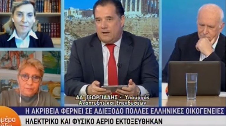 Άδωνις Γεωργιάδης σε δημοσιογράφο: «Σταματήστε την κλάψα κυρία μου, μείον 39% έχουν τα αγγούρια»