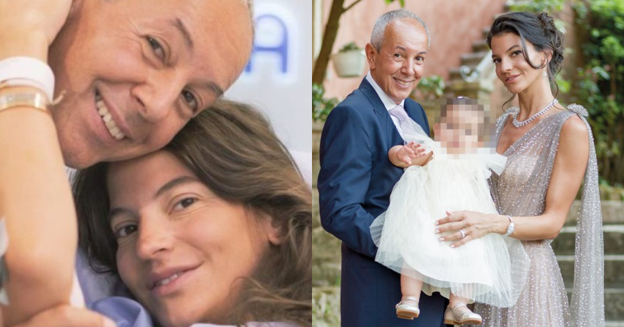 Γιάννης και Δήμητρα Κούστα: Η σπάνια εμφάνιση του εφοπλιστή με την 27χρονη σύζυγο του και την κόρη τους
