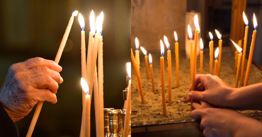 Τι πρέπει να λέμε όταν ανάβουμε κερί και τι συμβολίζει;