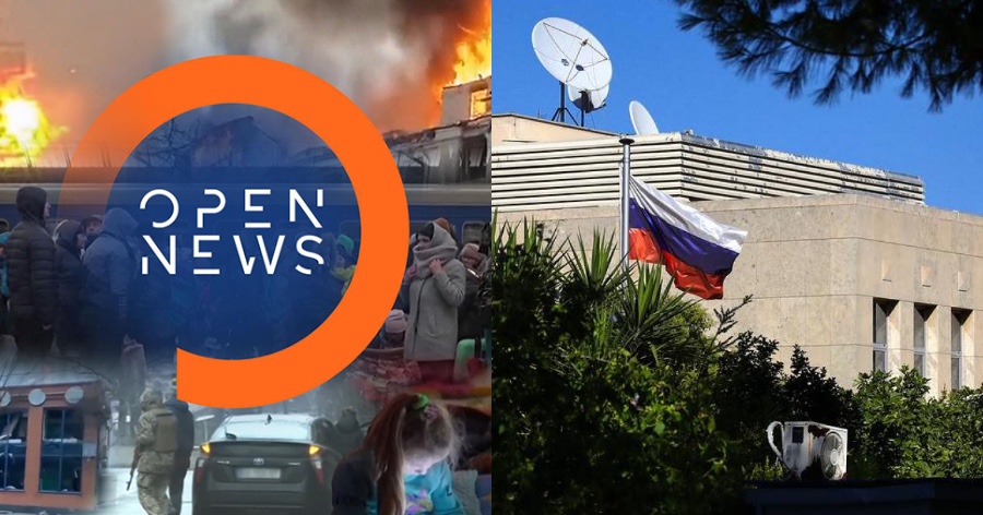 H Ρωσική πρεσβεία προτρέπει τους τηλεθεατές να παρακολουθούν OPEN αν θέλουν την «αλήθεια»