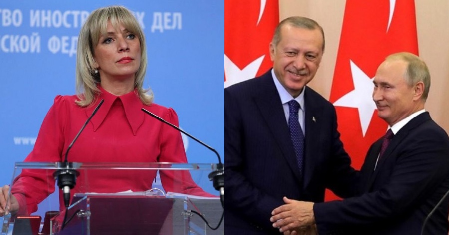 Μαρία Ζαχάροβα: «Είμαστε ευγνώμονες στην Τουρκία για τις μεσολαβητικές της προσπάθειες»