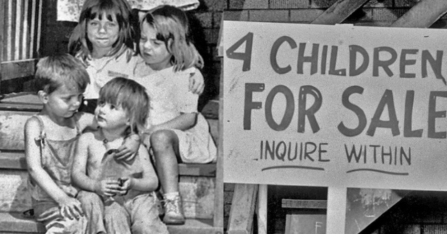 «Πωλούνται 4 παιδιά»: Η απάνθρωπη ιστορία πίσω από την φωτογραφία που στιγμάτισε μια ολόκληρη εποχή