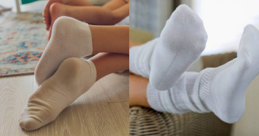 Λευκές κάλτσες: Ο έξυπνος τρόπος για να τις διατηρήσετε αστραφτερές με αυτά τα 2 υλικά