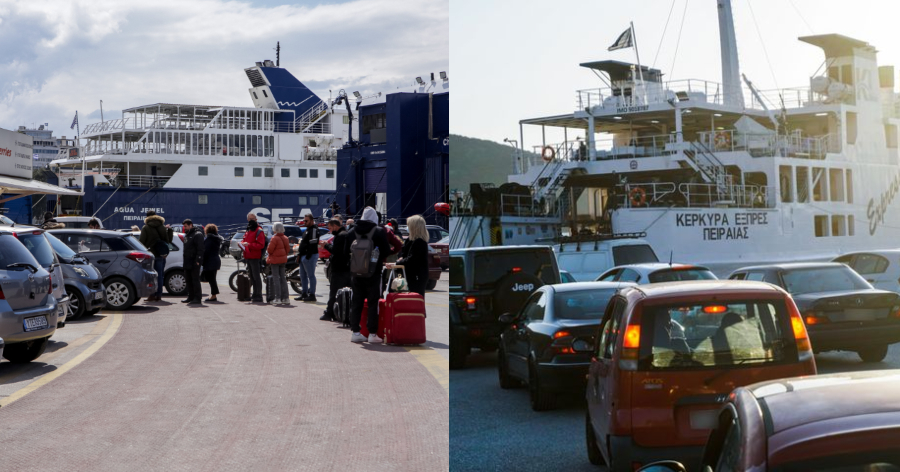 Άρχισε η μαζική έξοδος του Πάσχα: Τεράστια η κίνηση στα λιμάνια σε σχέση με πέρσι