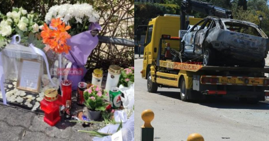 Βαρύ πένθος στη Κεφαλονιά: Μηνύματα αγάπης, λουλούδια και κεριά στο σημείο που έφυγε ο 17χρονος