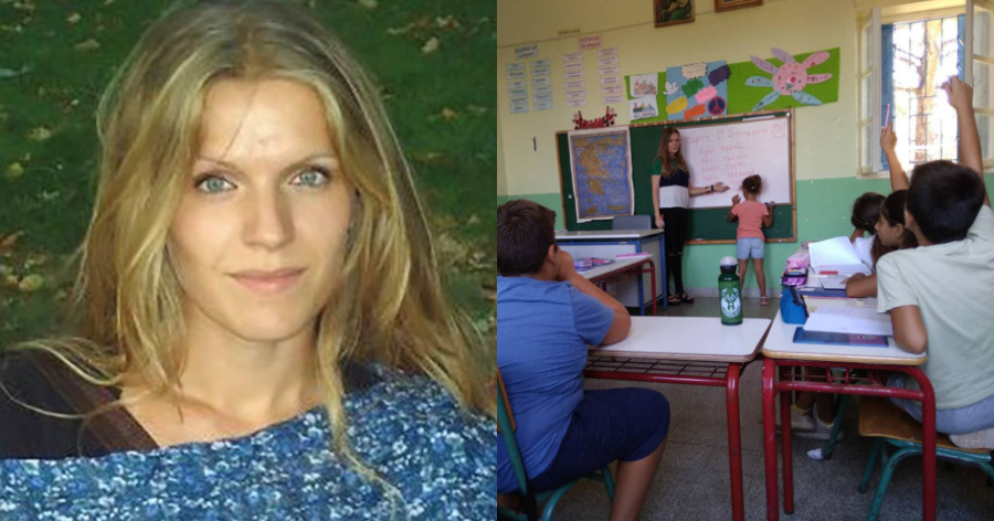 Ελληνίδα δασκάλα: Πηγαίνει στην Τέλενδο με βαρκούλα από την Κάλυμνο για να κάνει μάθημα σε παιδάκια
