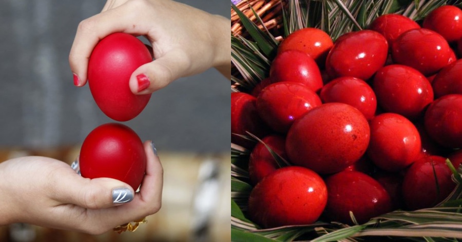 Πασχαλινά αυγά: Πότε βάφουμε τα αυγά και τι συμβολίζει το κόκκινο χρώμα