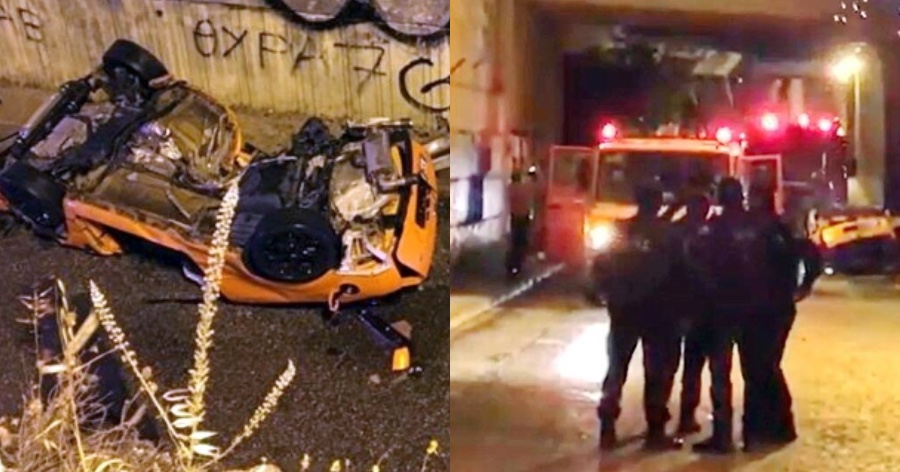 Τροχαίο στη Νέα Ιωνία: Αυτοκίνητο έπεσε από γέφυρα – Ένας νεκρός και ένας τραυματίας