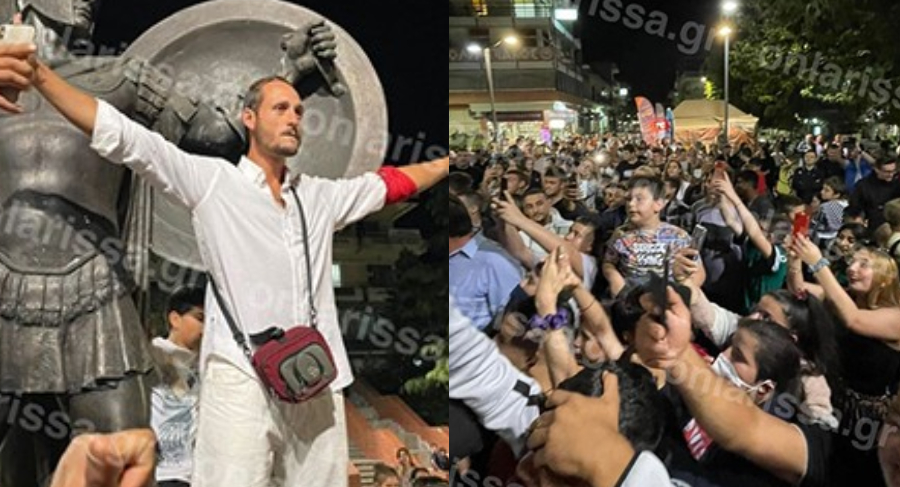 Εικόνες στα Φάρσαλα που κάνουν το γύρο της Ελλάδας: Πλήθος κόσμου υποδέχτηκε τον Γιώργο Κατσαούνη ως νέο Αχιλλέα