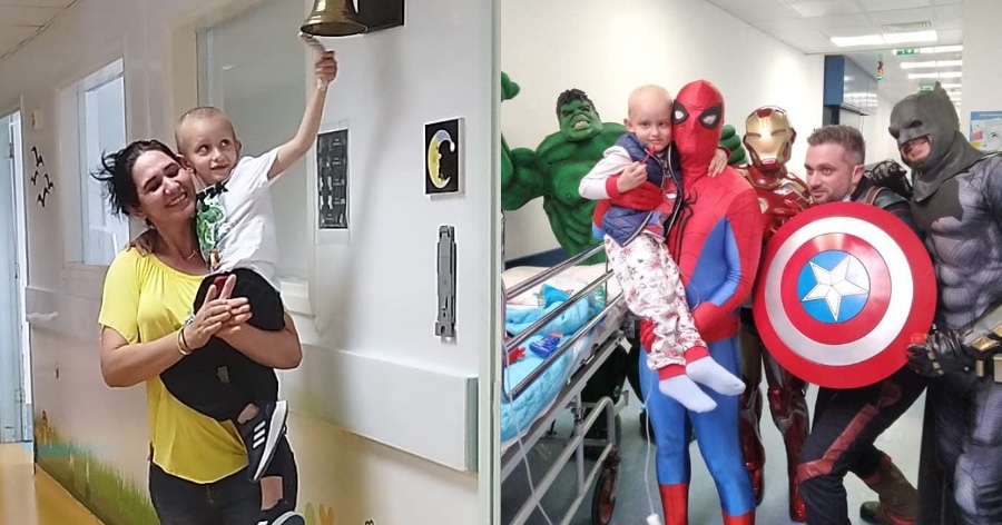 Μικρός ήρωας: Ο Νικόλας νίκησε τον καρκίνο  και χτύπησε το καμπανάκι της νίκης