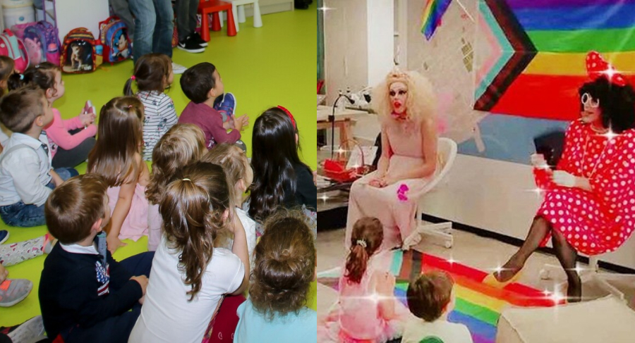 ThessPride 2022: Drag Queens διάβασαν παραμύθια σε μικρά παιδιά νηπιαγωγείου