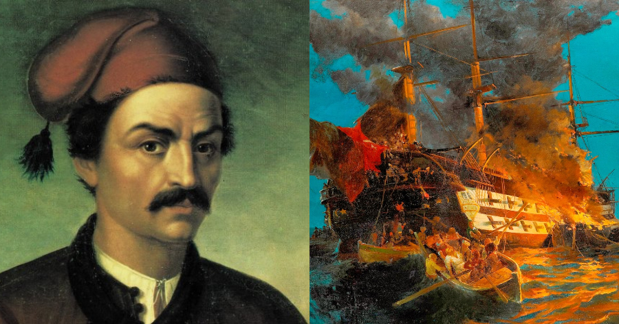 Κωνσταντίνος Κανάρης: Η θρυλική φιγούρα, που ανατίναξε τη τουρκική ναυαρχίδα για να εκδικηθεί τους Τούρκους