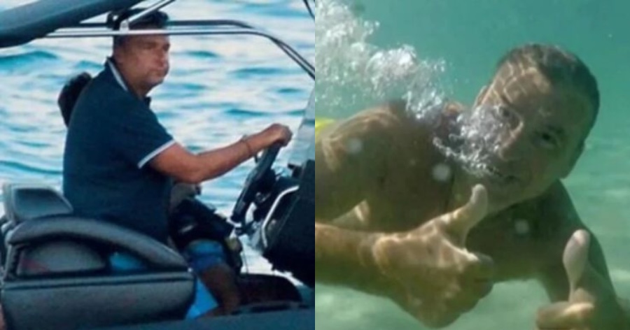 Τα είδε όλα….: Ο Γιώργος Λιάγκας, ήρθε δίπλα δίπλα με καρχαρία με το σκάφος του