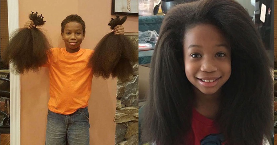 Σπουδαία πράξη αγάπης: 8χρονος μάκραινε τα μαλλιά του για 2 χρόνια για να τα δωρίσει στους καρκινοπαθείς