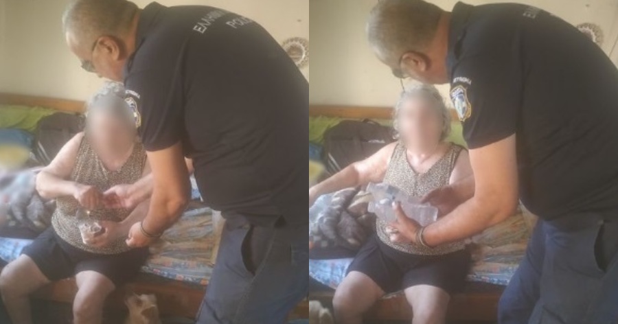 Πράξεις ανθρωπιάς στις Σέρρες: Αστυνομικοί πήγαν νερά και παγωτό σε κατάκοιτη γυναίκα που διψούσε