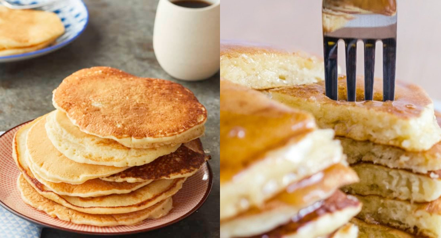 Βασιλικό πρωινό: Τα πιο εύκολα και λαχταριστά pancakes ή αλλιώς τηγανίτες μέσα σε 15’
