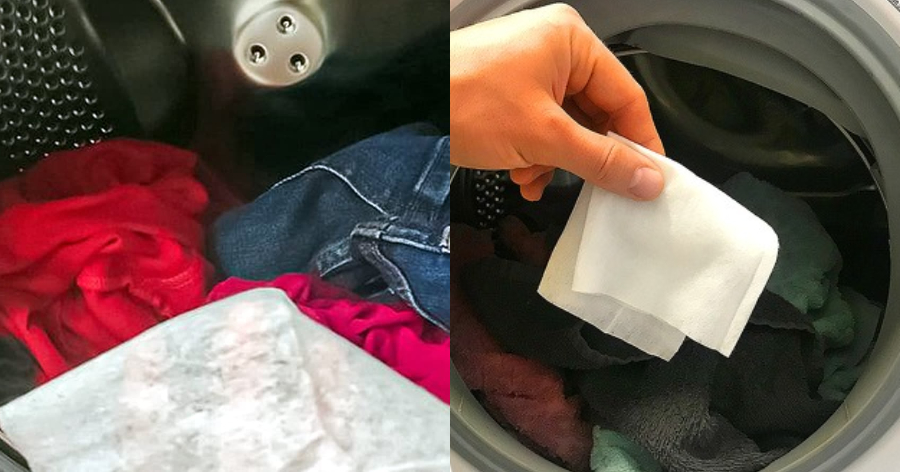 Το καλύτερο μυστικό στο πλύσιμο των ρούχων: Τι θα συμβεί, αν βάλετε ένα μωρομάντηλο μέσα στο πλυντήριο