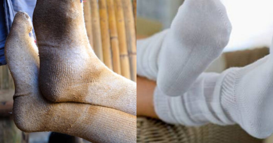 Καθαρίζονται τέλεια και θα είναι πάντα… σαν καινούργιες: Ο φυσικός και εύκολος τρόπος για αστραφτερές λευκές κάλτσες