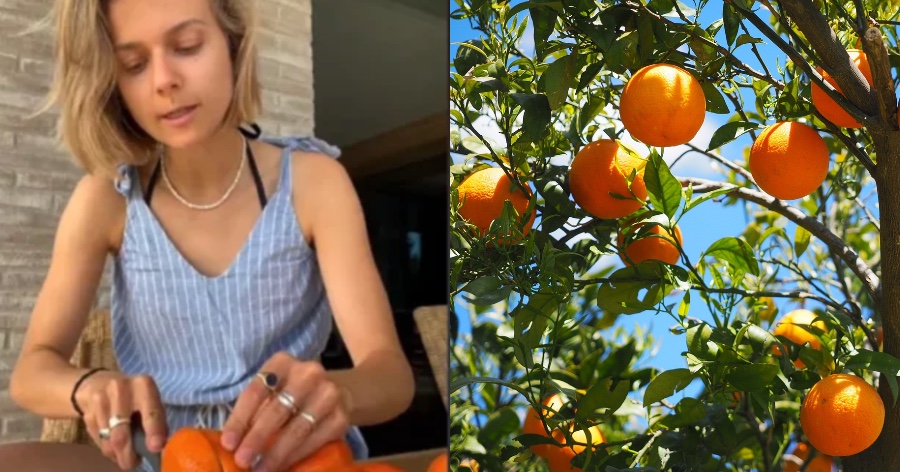 Το viral βιντεο νεαρης TikToker με το τέλειο κόλπο για να καθαρίζεις το πορτοκάλι χωρίς να λερώνεσαι